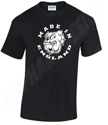 Made In England T-Shirt Proud To Be English Free UK Shipping Bulldog 3XL 4XL 5XL • £16.99