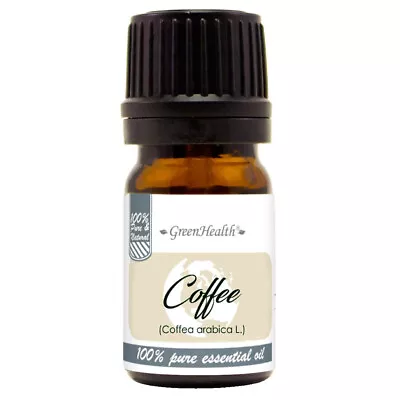 Coffee Essential Oil - 5 Ml - Amber Glass Bottle W/ Euro Dropper - GreenHealth • $6.99