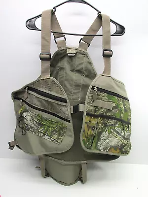 Beard Buster Turkey HUNTING Vest CAMO WITH THE SEAT One Size FIT ALL POCKETS. • $39.90