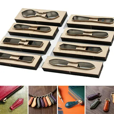 Leather Zipper Pull Cutter Die Japan Blade Zip Puller Template Cutting Mould DIY • $17.88