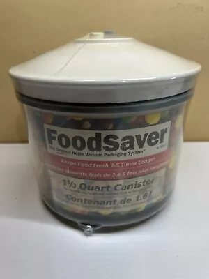 New FoodSaver 1. 5 Quart Canister Factory Sealed Vintage Retro Safe Storage • $16.50