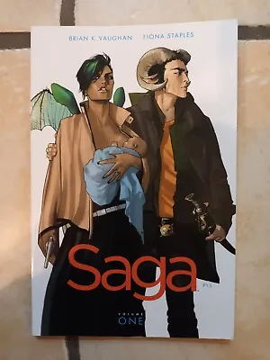 SAGA Volume 1 IMAGE Comics 2013 (3rd Printing)  TPB Soft Cover VAUGHAN STAPLES • £4.99