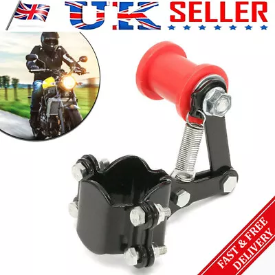 Universal Motorcycle Chain Tensioner Adjuster Roller Bike Chain Regulator Slider • £13.99