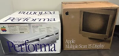 Vintage Apple Macintosh Performa 6220CD Computer And Monitor IN BOX Never Used • $989.99