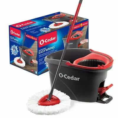 O-Cedar EasyWring Spin Mop And Bucket System Cleaning Microfiber • $28.88