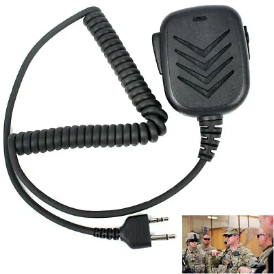 Handheld Shoulder Speaker Mic PTT For Midland CB Radio Portable Walkie Talkie • $13.99