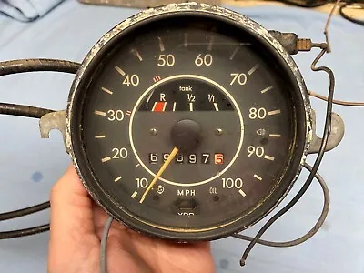 Vintage 1971-74 Vw Volkswagon Speedometer Gauge Vdo #113957023k Hot Rod Rat Rod • $129.99