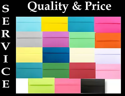 25 A6 Multi Colored Envelopes For 4-1/2  X 6-1/4  Cards Invitation Announcement • $9.87