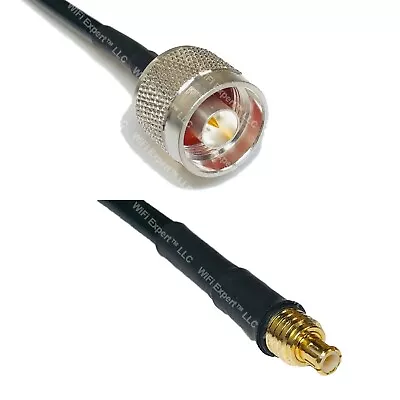 LMR200 N MALE To MCX MALE Coax RF Cable USA-Ship Lot • $18.42