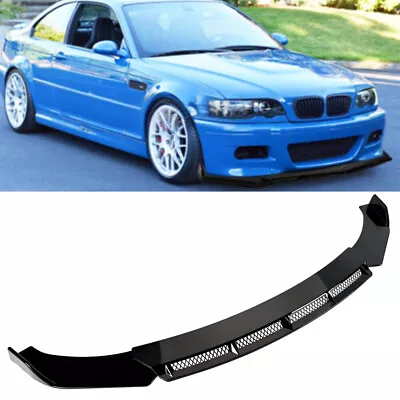 For BMW 3 Series E46 E90 E91 E92 Front Bumper Lip Spoiler Body Kit Glossy UP • $54.95