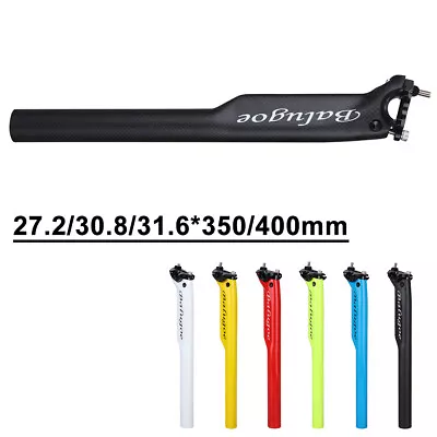 EC90 3K MTB Road Bike Seatpost Bicycle Seat Post 27.2mm/30.8mm/31.6mm-350/400mm • $32.97