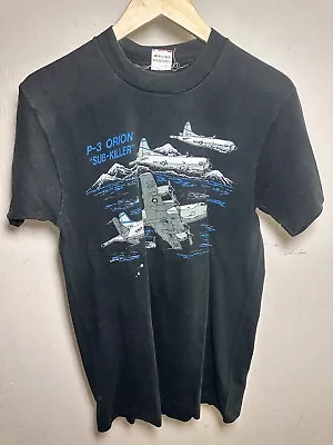 Vintage 1987 P-3 Orion Sub Killer  Shirt 90s Rap Band Nike Y2K  Size M • $62