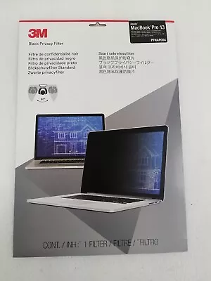 3M 13  MacBook Pro PFNAP004 Black Privacy Screen Filter With Retina Display • $22.99