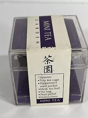 TOYSMITH MINI TEA GARDEN INCLUDES Everything Need To Grow Herbal Tea Peppermint • $12.07