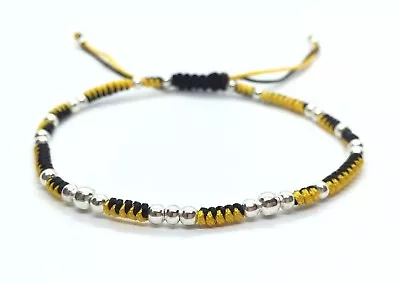 Men's Fashion Charming Braided Adjustable Shamballa Bracelet ~ Radiant Courage • $11