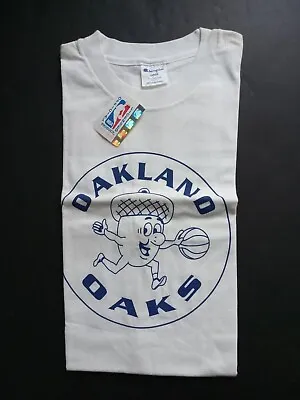 Oakland Oaks ABA Throwback T-Shirt By Champion Official NBA Tag Adult Large • $15