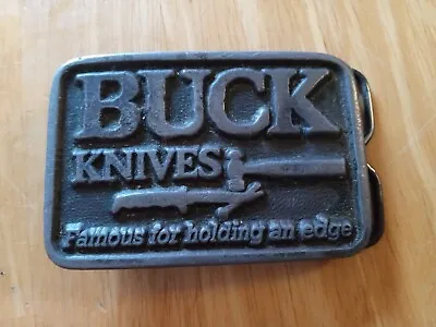 Vintage Buck Knives Belt Buckle • $14