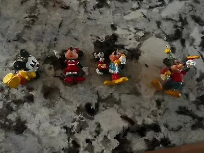 Disney Parks Mickey Mouse Mini Ornament Set (4) Vintage • $6.99