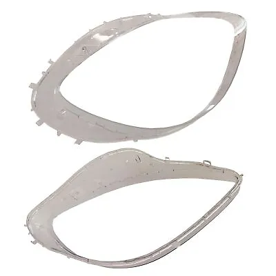 Headlight Lens Cover Driver Passenger Side SET Replacement Fit 05-13 C6 Corvette • $43.17