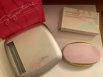 Mary Kay Color Compact Case - Pink Or Silver NEW In Box • $10