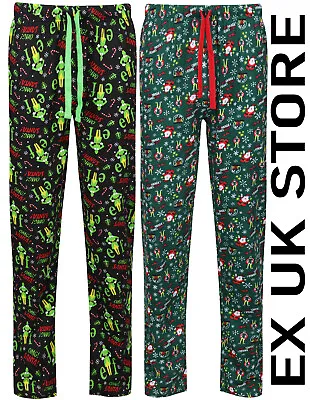 Mens Christmas Pyjama Bottoms The Elf Xmas Pj Lounge Sleep Pants M-xxl #elfxmas • £9.99