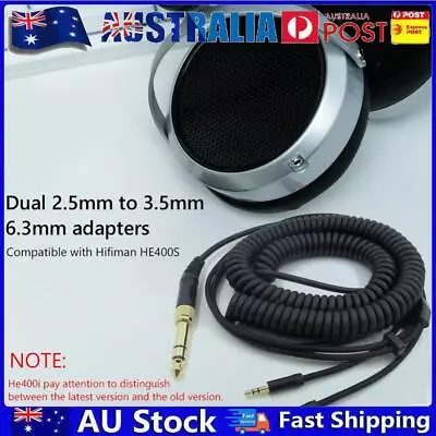 Audio Headset Spring Cable For Hifiman HE400S/HE-400I/HE560/HE-350/HE1000 Cords  • $19.76