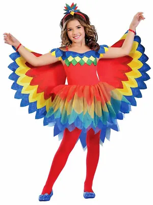 £17.99 • Buy Girls Pretty Parrot Fairy Costume Childs Paradise Animal Bird Fancy Dress Outfit