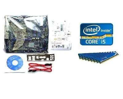 INTEL I5 3450S CPU DH67BL MICRO ATX MEDIA MOTHERBOARD 16GB MEMORY RAM COMBO KIT • $349.99