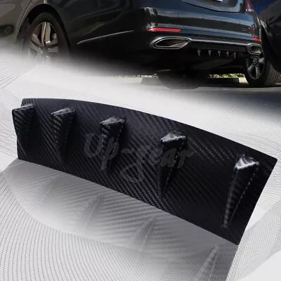 Carbon Style Rear Lower Bumper Diffuser Fin Spoiler Lip Wing Splitter 23 X6  • $17.50