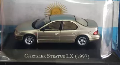 Chrysler Stratus LX 1997 Rare Argentina Diecast Car Scale 1:43 + Magazine • $34.99