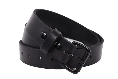Men's Genuine Buffalo Leather Belts Heavy Duty Work 1-1/2  Amish Handmade_1.5  • $42.49