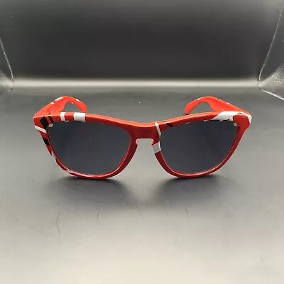 Oakley Prototype VanHalen Frogskin Red/White/Black W/Vented Black Iridium Lenses • $1900