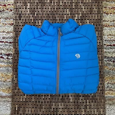 Mountain Hardwear Ghost Whisperer Blue Puffer Jacket Ultralight Men’s Medium M • $179.95