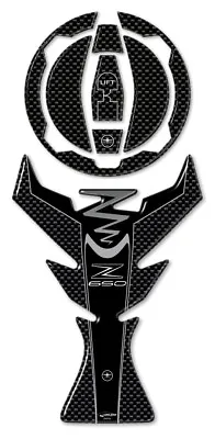 Stickers Kit 3D Guards Tank Compatible For Motorcycle Kawasaki Z650 Carbon • £39.50