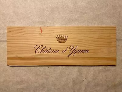 1 Rare Wine Wood Panel Château D’Yquem France Vintage CRATE BOX SIDE 3/24 43 • £8.64