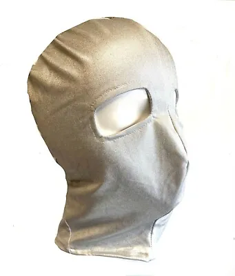 £7.99 • Buy Fetish Open Eyes Hood Head Mask Spandex ZIPPED Bondage Adult Mask Role Playing