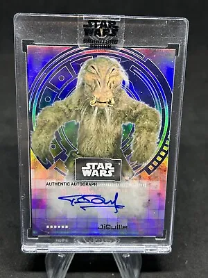 £7.64 • Buy Tim Dry J'Quille Autograph 2022 Topps Star Wars Signature Series #A-TD