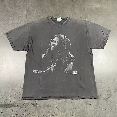 Bob Marley T Shirt Mens XL Black Nice Fading Distressed Minor Flaws Vintage  • $79.99