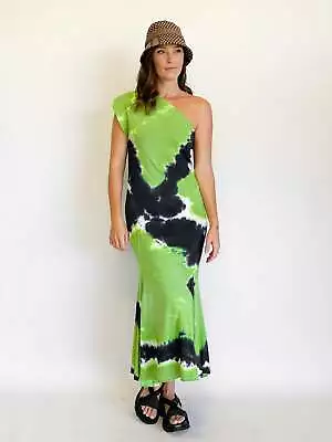 Bassike Multi Dye One Shoulder Dress • $237.30