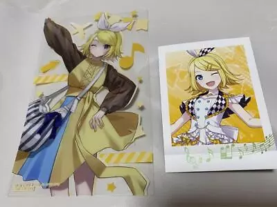 Kagamine Rin Vocaloid Proseca Animate Bonus Clear Card PashaColle Anime Goods • $14.10