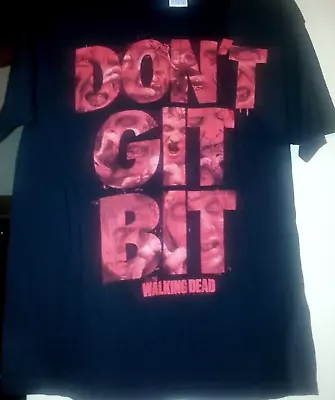 The Walking Dead (AMC) T-Shirt 2XL  Don't Git Bit  Walker Zombie Apocalypse • $13