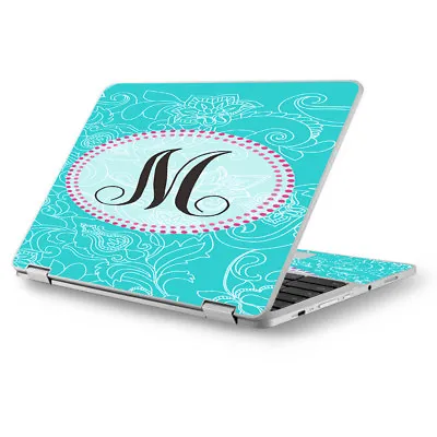 Skin Decal For Asus Chromebook 12.5  Flip C302CA Laptop Vinyl Wrap / Monogram L • $16.49