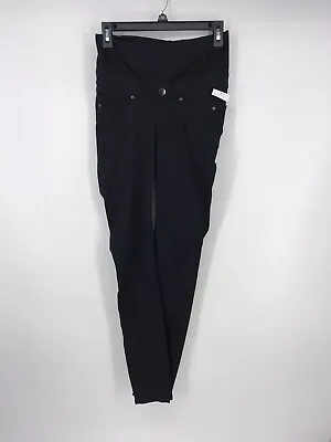 H&M Mama Maternity Jegging Pants Size XS Black Pull On Stretch Skinny EUC • $15.99