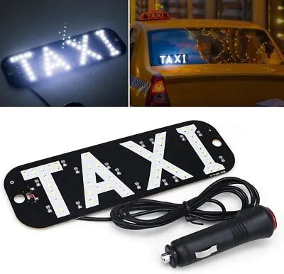 $16.14 • Buy LED Taxi Windscreen Cab Indicator Light DC12V Car Sign Windshield Indicator Lamp