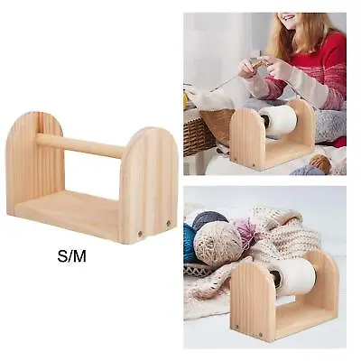 Yarn Ball Holder Portable Wood Winder Thread Holder Yarn • £14.42