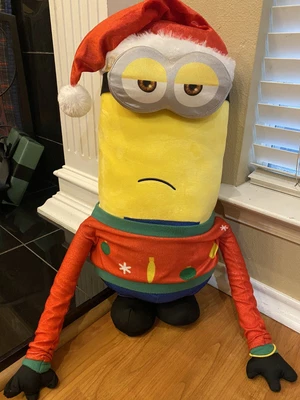 $49.99 • Buy Despicable Me Holiday Christmas Minions Standing 26  Kevin In UGLY SWEATER Guru