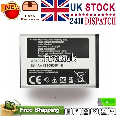 T-Mobile Battery For Samsung SGH-T259 SGH-T199 SGH-T219 AB463446BU AB463446BA UK • £11.66