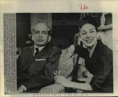 1965 Press Photo Dr. Roberto And Dame Margot Fonteyn In London - Hcw00819 • $19.99