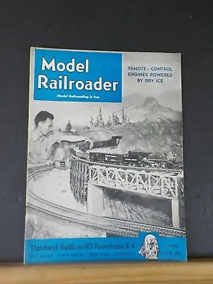 Model Railroader Magazine 1949 October Thornburgh Builds HO PRR K-4 • $5