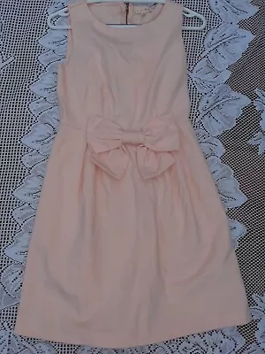 Maison Jules  Dress Size Small  Ballet Pink  Jackie O Bow • £18.50